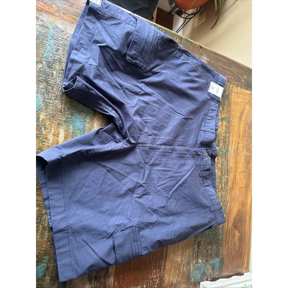 New! Mens Rowm 46 Big Man Navy Shorts 8 In Inseam